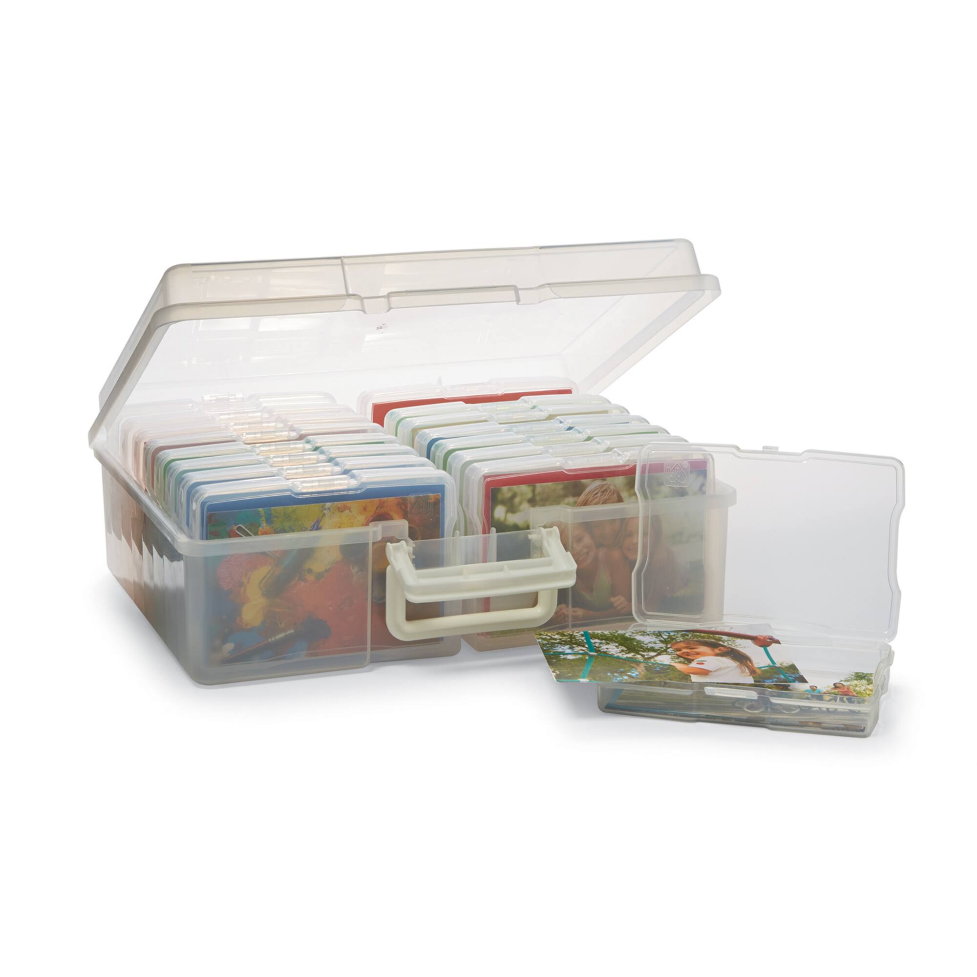 Clear 16 Case Photo & Craft Keeper by Simply Tidy®